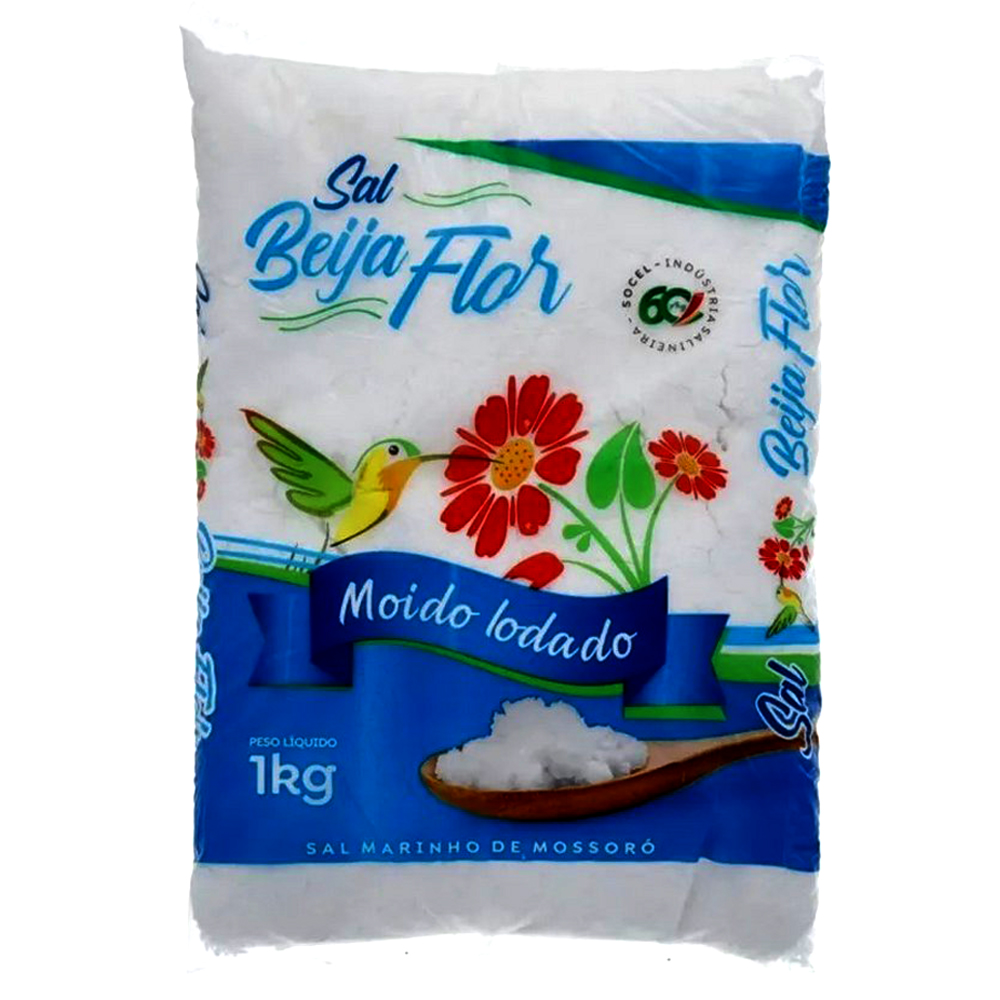 Sal Refina "Beija Flor" Bolsa 1kg