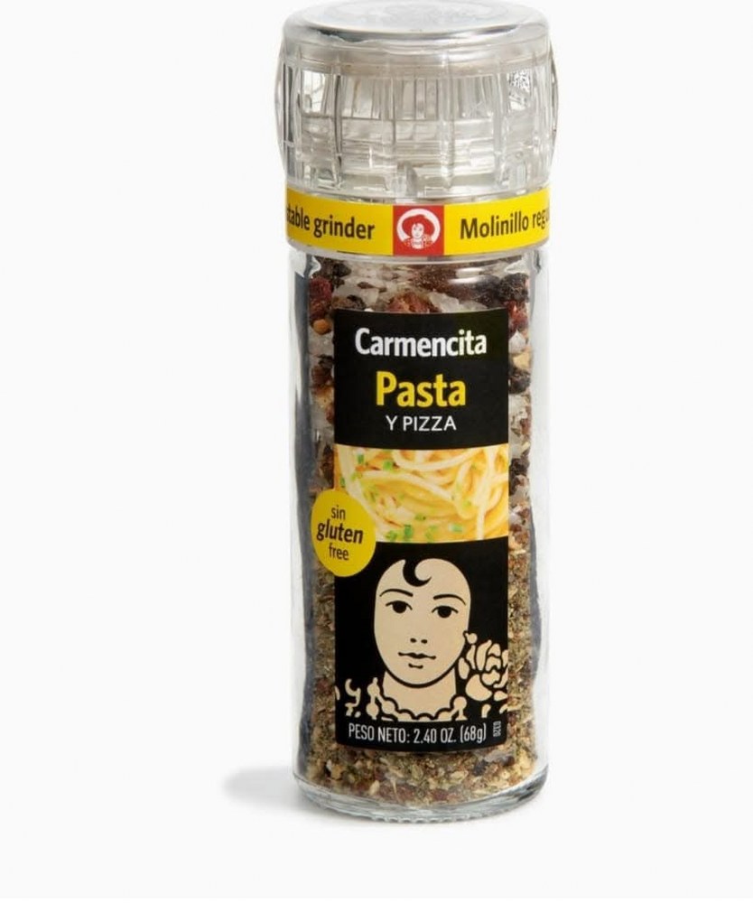 Sazonador Pasta & Pizza 64 g Molinillo Carmencita