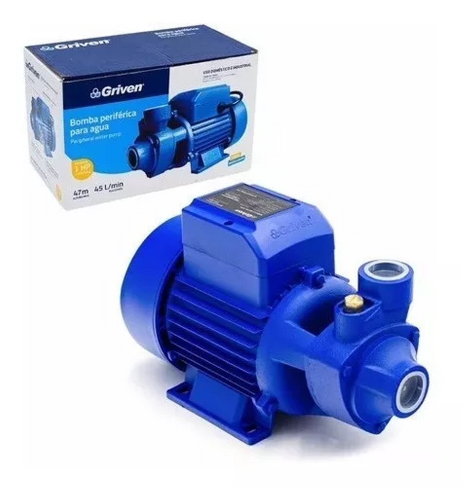 Bomba de agua periférica de 1/2 HP Marca Griven