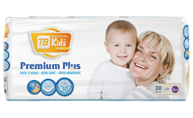 Pañal bebe TB KIDS Premium Plus  Talla XL30