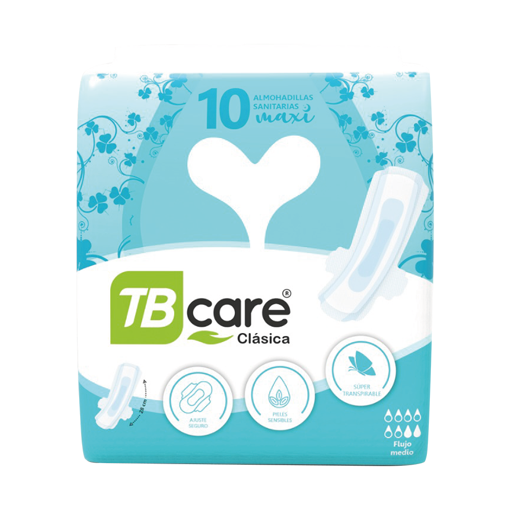 Almohadillas TB Care Clásica Maxi  10