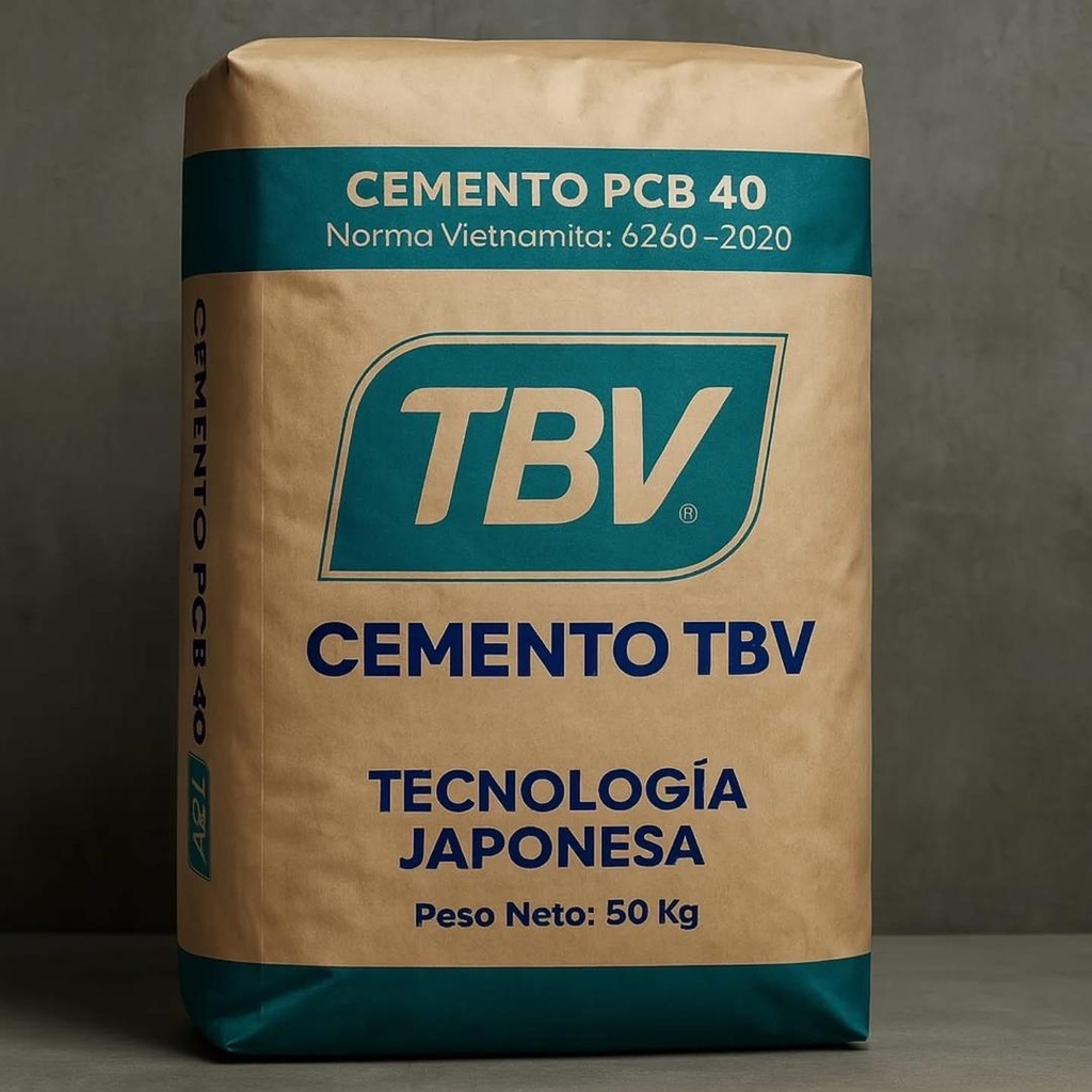 Cemento, TBV, PCB 40 Bolsa de 50 kg