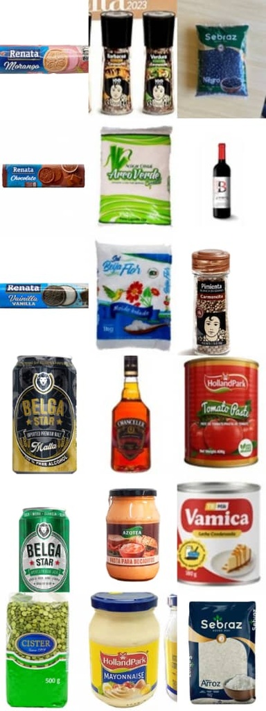 COMBO 1 (Alimentos , Aseo e Higiene) (copia)