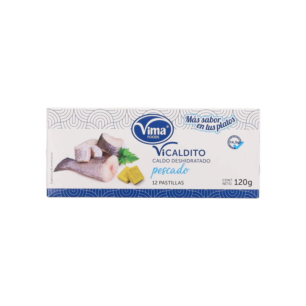PASTILLA CALDO SABOR PESCADO 12X10g VIMA