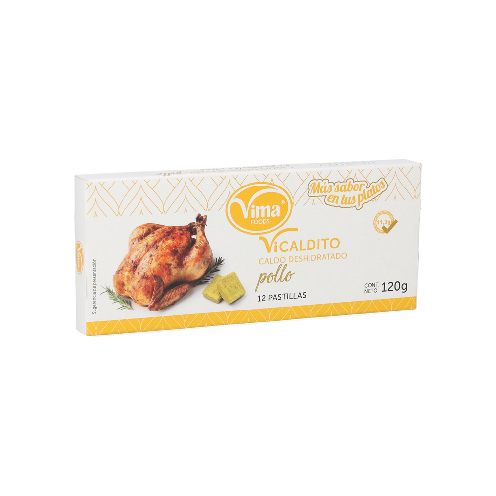 PASTILLA CALDO SABOR POLLO 12X10g VIMA
