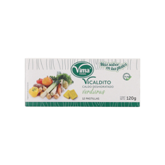 PASTILLA CALDO SABOR VERDURAS, 12X10G VIMA