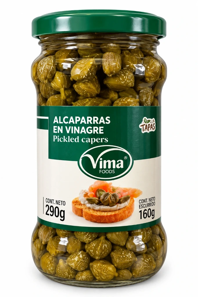 Alcaparras en Vinagre Vima Foods 290 g