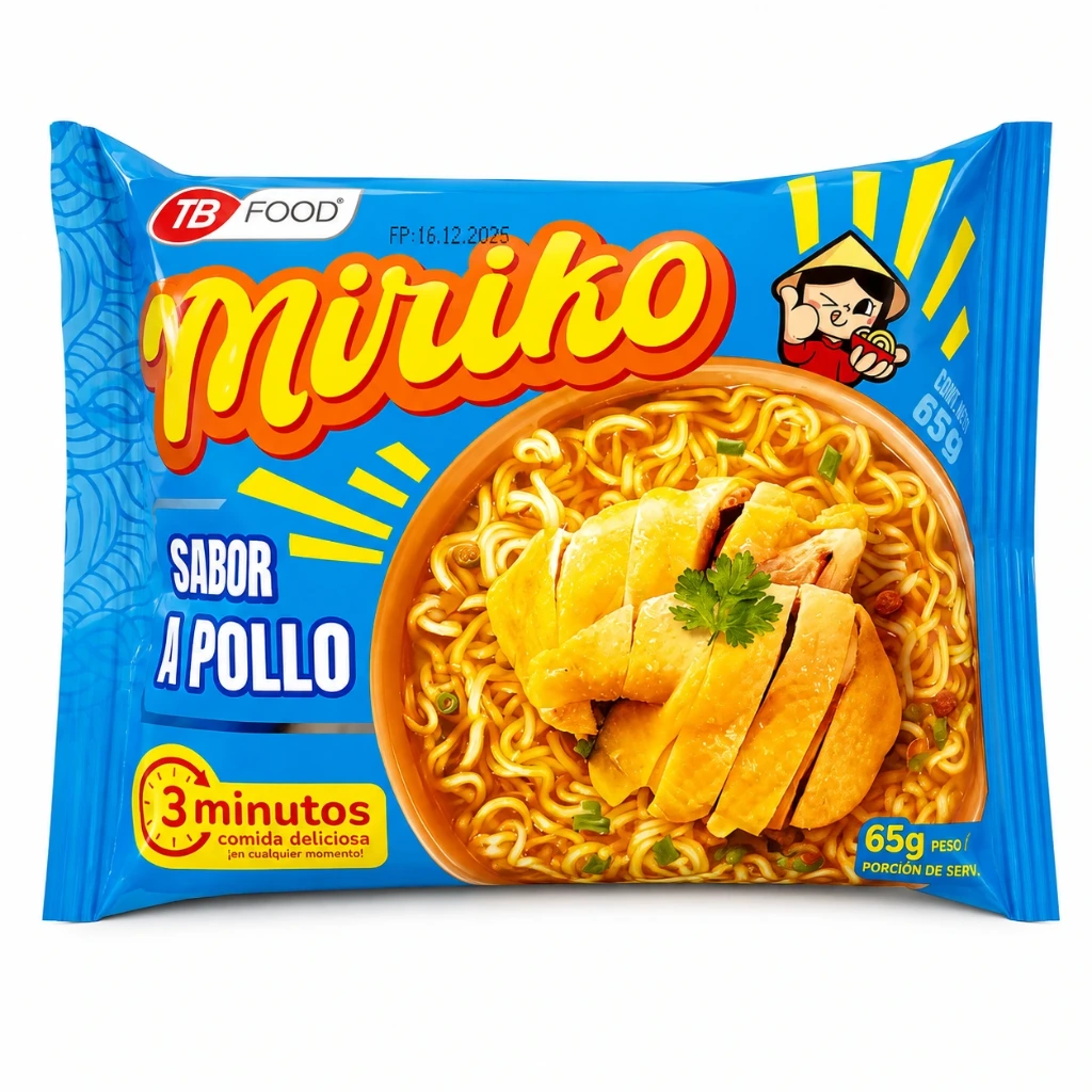Sopa Instantania Miriko (Camaron y Pollo)