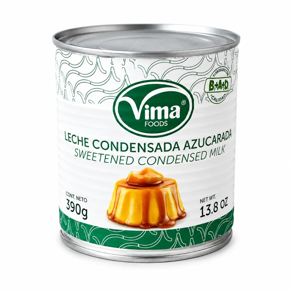 Leche Condensada Azucarada Vima Foods 390 g