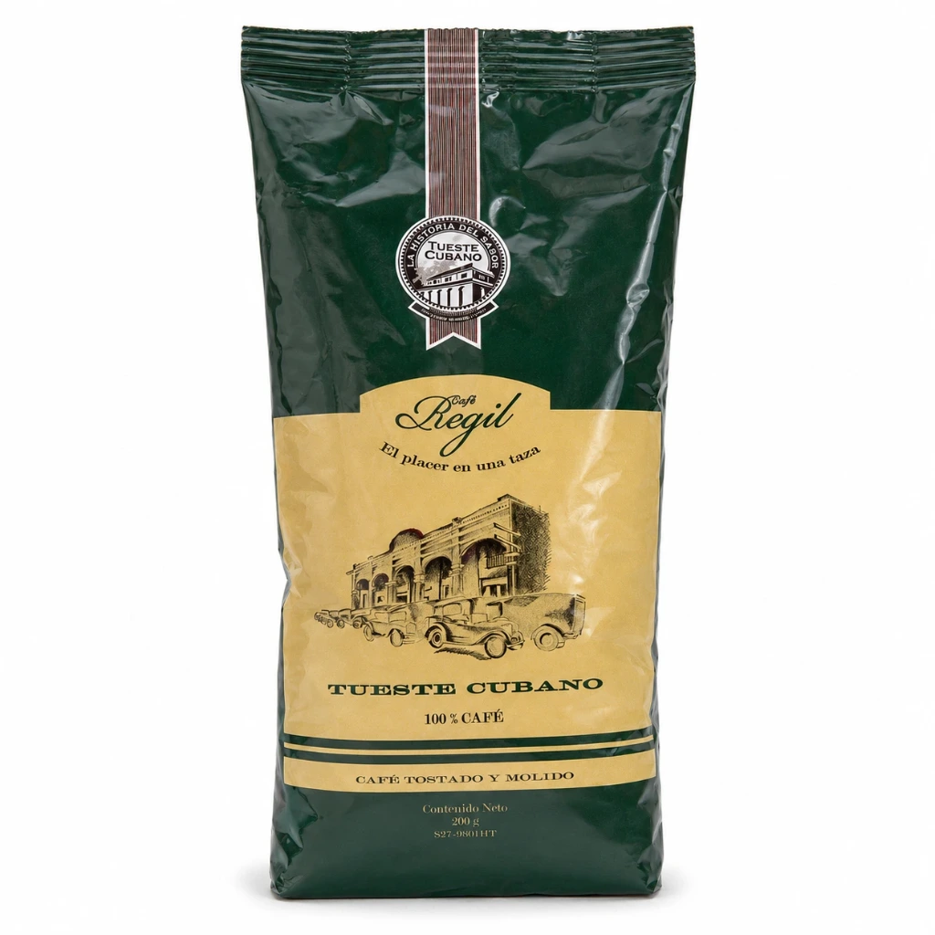 Café Regil 100 % Café Tueste Cubano – 200 g