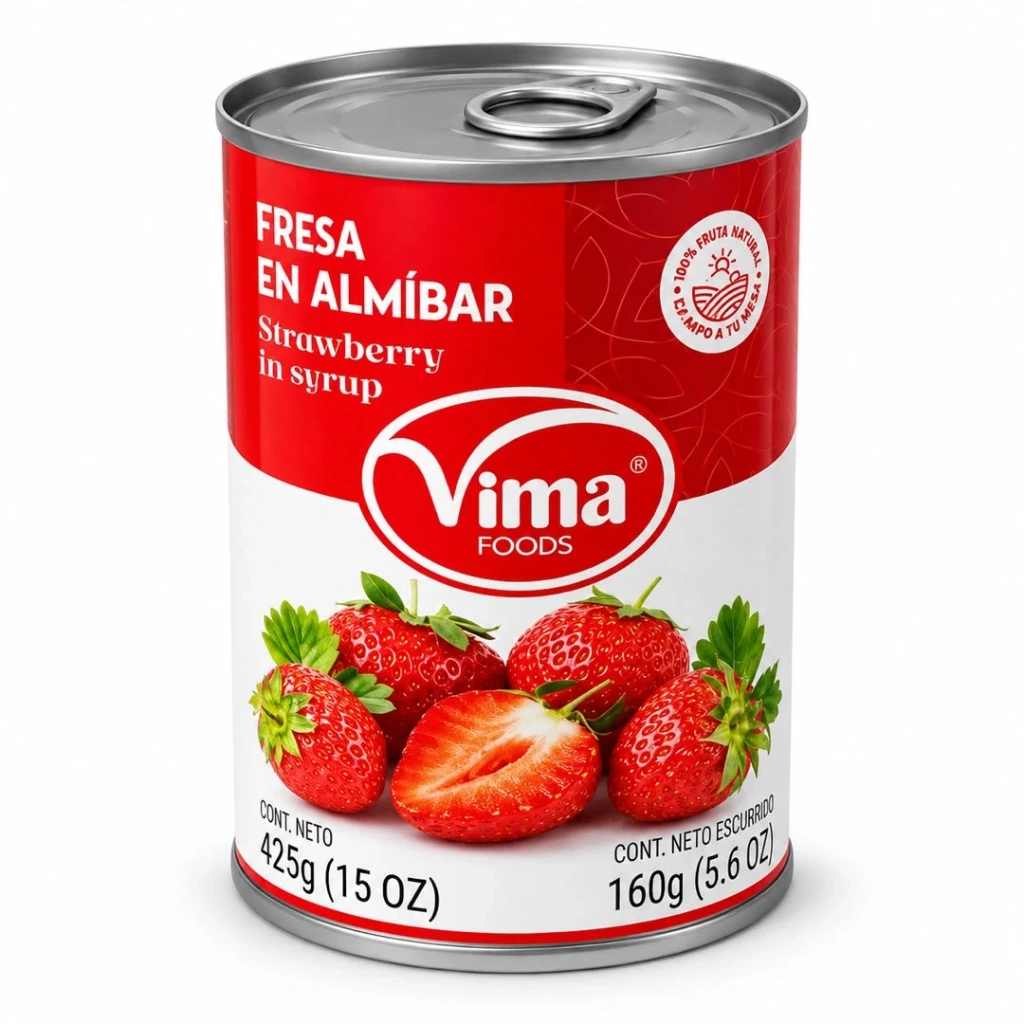Fresa en Almíbar Vima Foods 425 g