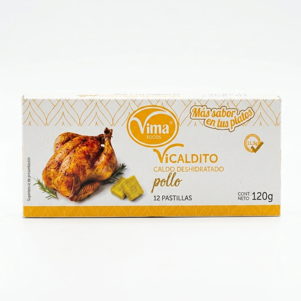 VICALDITO Caldo Deshidratado de Pollo Vima Foods – 120 g