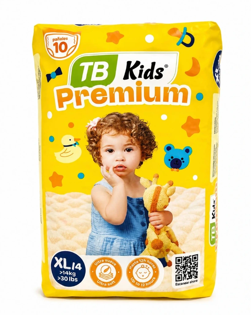 Pañal Desechable TB Kids Premium - Etapa 4 (XL/4)