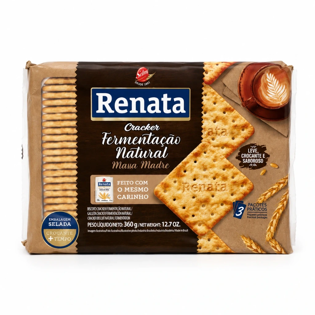 Renata Cracker Fermentación Natural Massa Madre 360 g