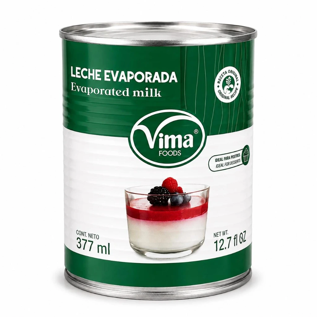 Leche Evaporada Vima Foods 377 ml