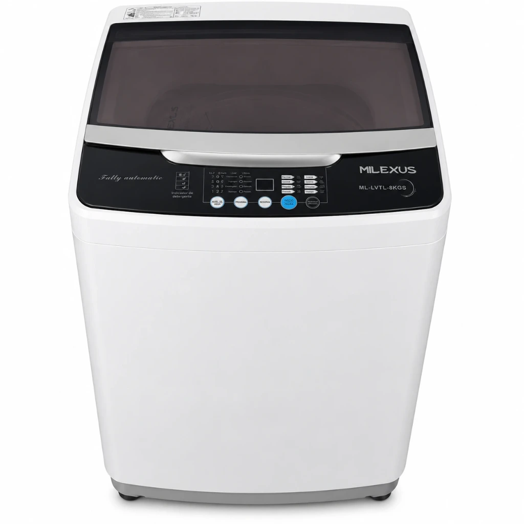 Lavadora Automática MILEXUS 8 kg