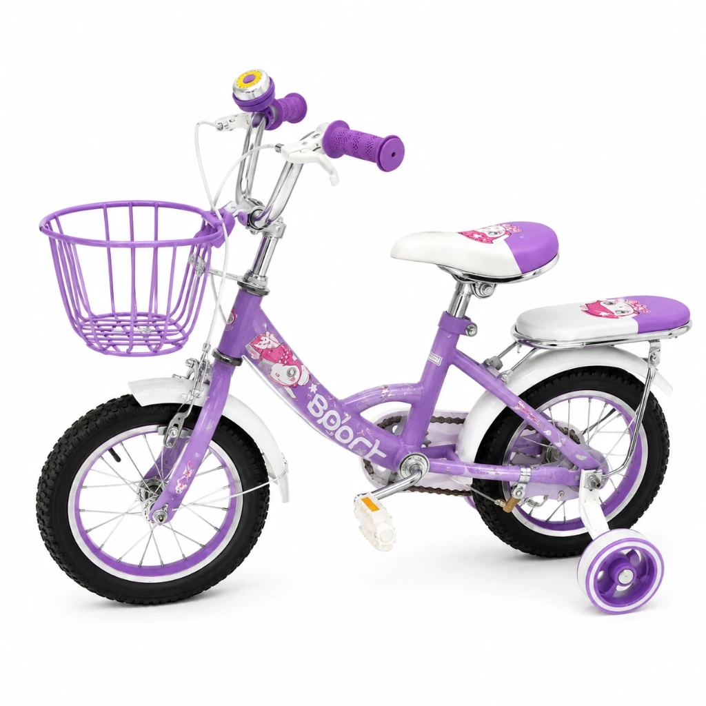 Bicicleta Infantil Booy Lila Aro 12´´