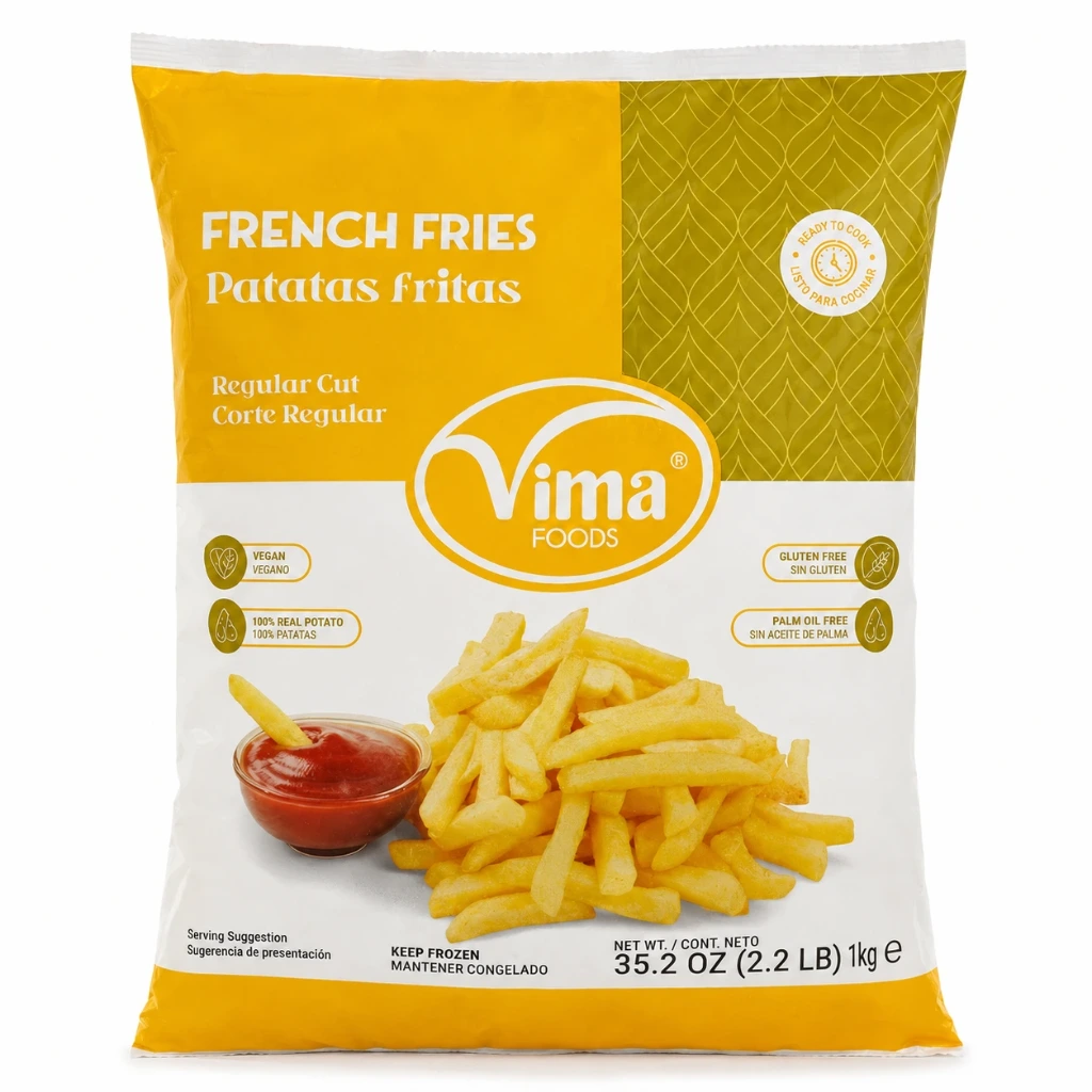 Papas Fritas Vima Foods Corte Regular – 1 kg