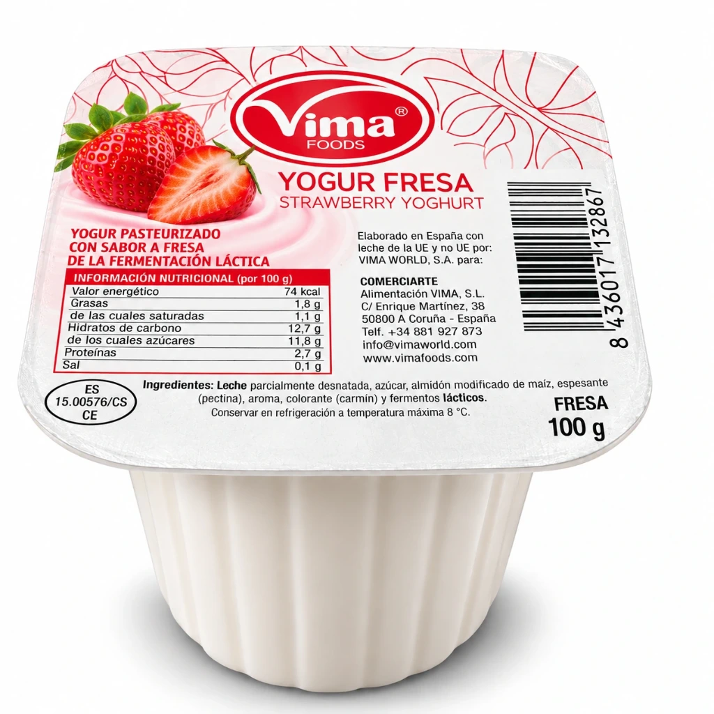 Pack de 4 Yogur Vima Foods – 100 g