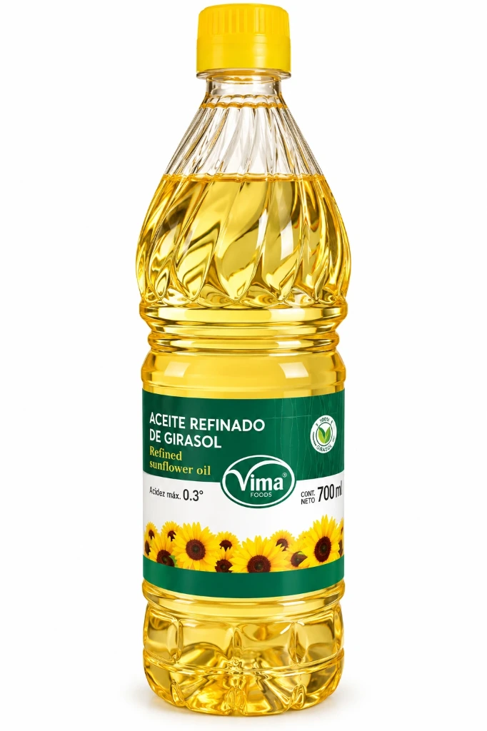 Aceite Refinado de Girasol Vima Foods 700 ml