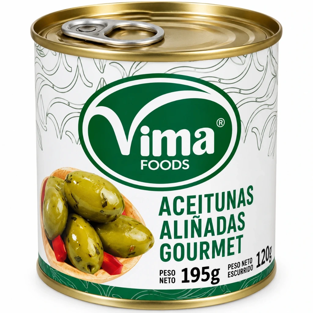 Aceitunas Aliñadas Gourmet Vima Foods 195 g