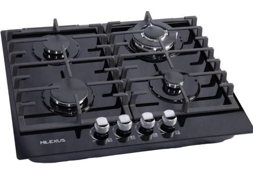 Estufa de gas Milexus 4Q/ Empotrable con Vidrio