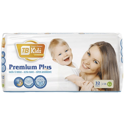 Pañal bebe TB KIDS Premium Plus L32
