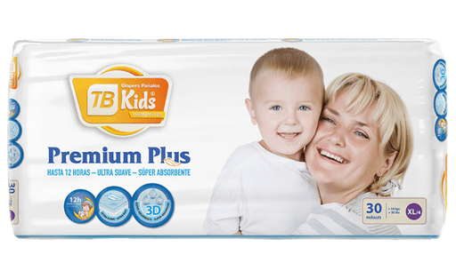 Pañal bebe TB KIDS Premium Plus  Talla XL30