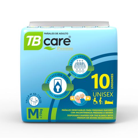 Pañal para adulto TB Care Supreme M10