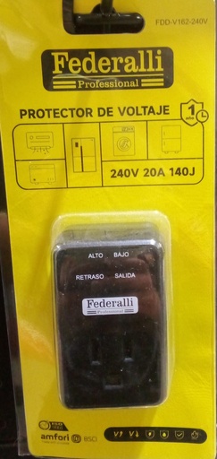Protector de voltaje Federalli Black