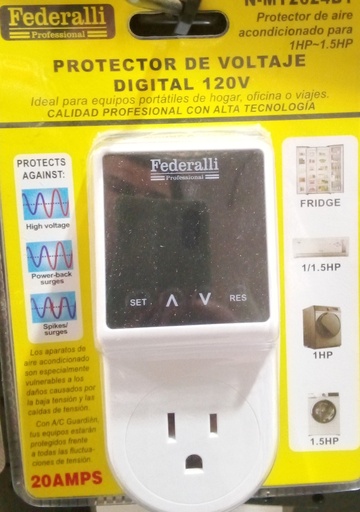 Protector d voltaje digital Federalli
