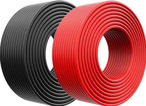 Cable Solar, 6 mm Rojo/Negro