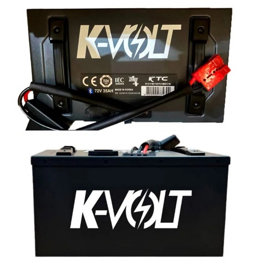Bateria KVolt 72V 35AH / Bluetooth modelo krkv-72v35a1xr